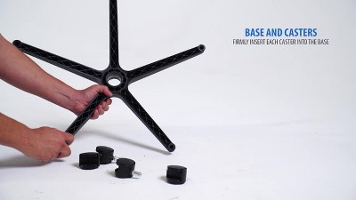 Adjustable Black Mesh Task Chair with Flip Arms