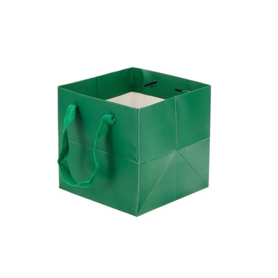 Unique Bargains Paper Bag with Handle Pack Bouquet Packaging Bag 12 pcs