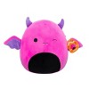 Squishmallows 12" Wakisha Winking Neon Pink Devil with Purple Horns and Wings Plush - 2 of 4