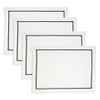 Saro Lifestyle Embroidered Line Design Placemat (Set of 4) - 3 of 4