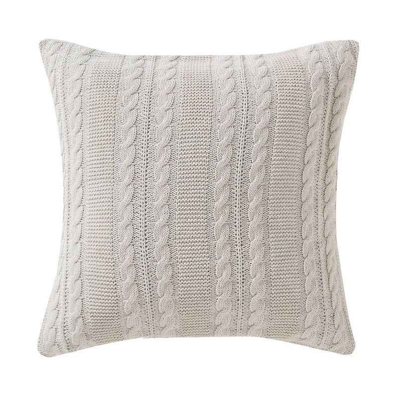 18&#34;x18&#34; Square Dublin Throw Pillow Ivory - VCNY, 1 of 6