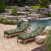 ARDEN Outdoor Plush Modern Tufted Chaise Cushion, 76 x 22, Water Repellent, Fade Resistant, Tufted Cushion for Chaise Lounger 76 x 22, Onyx Cebu - 4 of 4