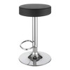 Adjustable Hydraulic Bar Stool, Padded Round Seat with Footrest on Chrome Base for Kitchen, Home Bar, or Counter - 4 of 4