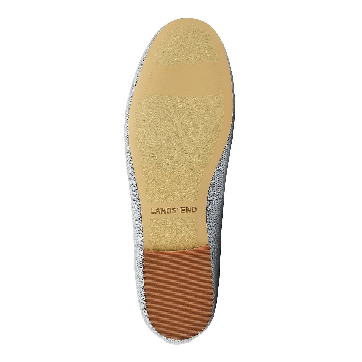 Обувь Lands' End Women's Essential Denim Ballet Flats - 7 - Dark Wash — фото 5