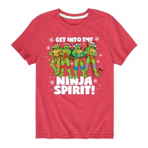 Boys' - Teenage Mutant Ninja Turtles - Get Into The Ninja Spirit Short Sleeve Graphic T-Shirt - 1 of 4