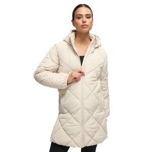 Ingrid + Isabel Maternity Longline Puffer Jacket with Removable Baby Insert - 1 of 4