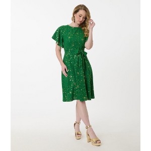 Unique Vintage Women's Swing Dress - 1 of 4