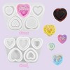 JDICTION Heart Shaker Resin Molds, Hollow Heart Epoxy Molds for DIY Quicksand Pendant, Necklace & Craft Making - 3 of 4