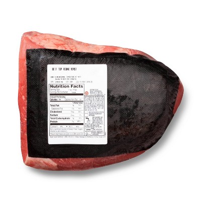 USDA Choice Angus Beef Top Round Roast - 1.26-4.06 lbs - price per lb - Good &#38; Gather&#8482;_0