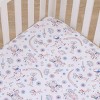 NoJo Disney Toy Story Blue, Orange, and White, Woody, Buzz, and Jessie Super Soft Nursery Fitted Crib Sheet - 3 of 4