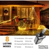 MOVSSOU Christmas Lights Outdoor Star Waterfall Tree Lights 10ft 344ct - 4 of 4