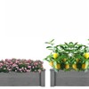 VisioGear Over Ground Raised Garden Bed, Large Long Planter Box for Outdoor, Gray, 96"*28"*10" - 4 of 4