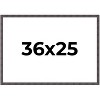 PosterPalooza | Slim Profile Brown Picture Frame - UV Acrylic, Backing Board, Hanging Hardware Included - 2 of 4