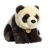 Aurora Medium Panda Miyoni Realistic Stuffed Animal Black 12" - image 2 of 4