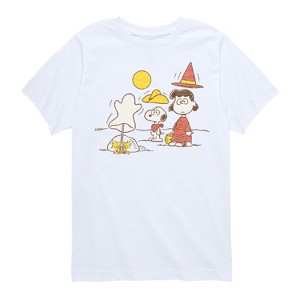 Boys' - Peanuts - Snoopy And Lucy Short Sleeve Graphic T-Shirt - 1 of 4