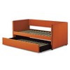 NicBex Twin Size Upholstered Nailhead Trim Daybed with Pull-out Trundle for Bedroom,Living Room,Apartment - 2 of 4