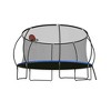 Jump Into Fun 14 FT Pumpkin Trampoline With Basketball Hoop,Rubber Ball,Air Pump,8 Black PVC Covers,1050mm Foam Poles, And Anti-Collapse Fiber Netting - 4 of 4