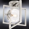 Urban Ambiance Luxury Minimalist Ceiling Light 9.75''H x 12''W,  Brushed Nickel Finish,  Canton Collection, UHP4019 - 4 of 4