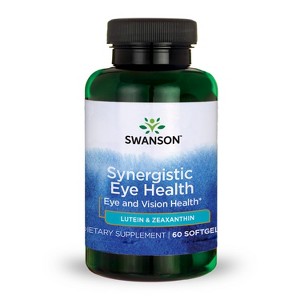Swanson Herbal Supplements Synergistic Eye Health - Lutein & Zeaxanthin Softgel 60ct. - 1 of 4