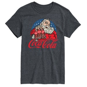 Men's - Coca Cola - Santa Coke Bottles Short Sleeve Graphic T-Shirt - 1 of 4