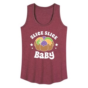 Women's - Instant Message - Slice Slice Baby Graphic Racerback Tank - 1 of 4