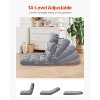 VEVOR Floor Chair, Recycled Foam Folding Sofa Chair with 14 Adjustable Positions, Multifunctional Floor Chair with Back Support, Gray - 3 of 4