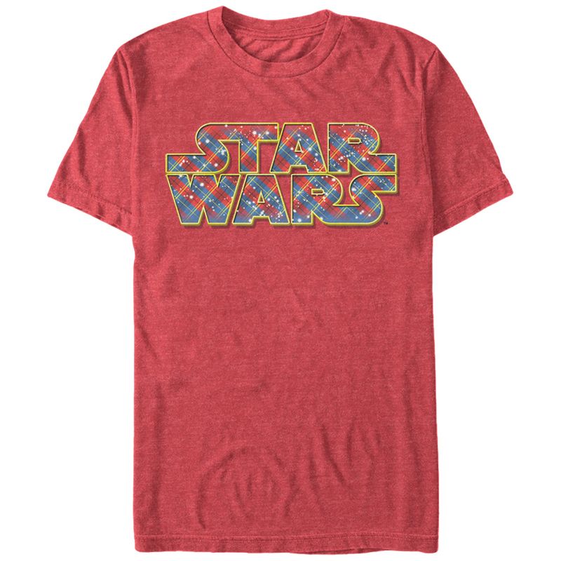 Men's Star Wars Christmas Logo T-Shirt, 1 of 5
