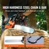 VEVOR Gas Chainsaw, 58CC 20" 3.22HP, Gasoline Powered Chain Saw, Handheld Cordless Petrol Chainsaws for Tree Wood Branch Cutting, Orange - 3 of 4