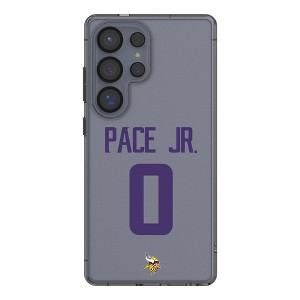 NFL Minnesota Vikings Players Game Tactic Clear Cell Phone Case for Samsung Galaxy - 1 of 4