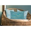 Liora Manne Visions III Stripes Indoor/Outdoor Pillow.. - 2 of 4