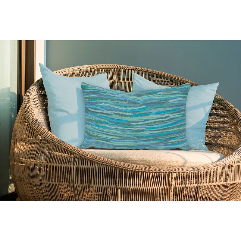 Liora Manne Visions III Stripes Indoor/Outdoor Pillow, 2 of 5