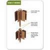 Gardener's Supply Company Stacking Corner Joints for DIY Garden Edging & Raised Garden Bed | Set of 2 - 4 of 4