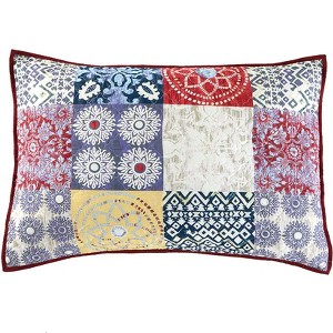 The Lakeside Collection Bohemian Patch Quilted Bedding Ensemble - Sham 1 Pieces - 1 of 1
