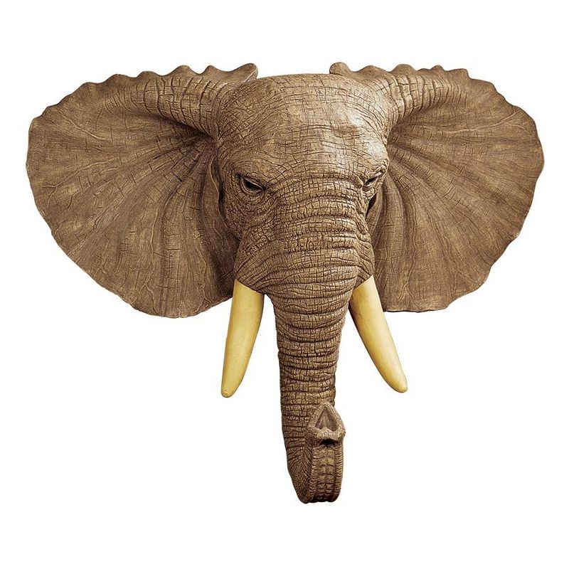 Design Toscano Lord Earl Houghton's Elephant Wall Sculpture, 2 of 4
