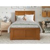 AFI Furnishings Madison Twin Foundation Bed with Matching Footboard, Light Toffee - 3 of 4
