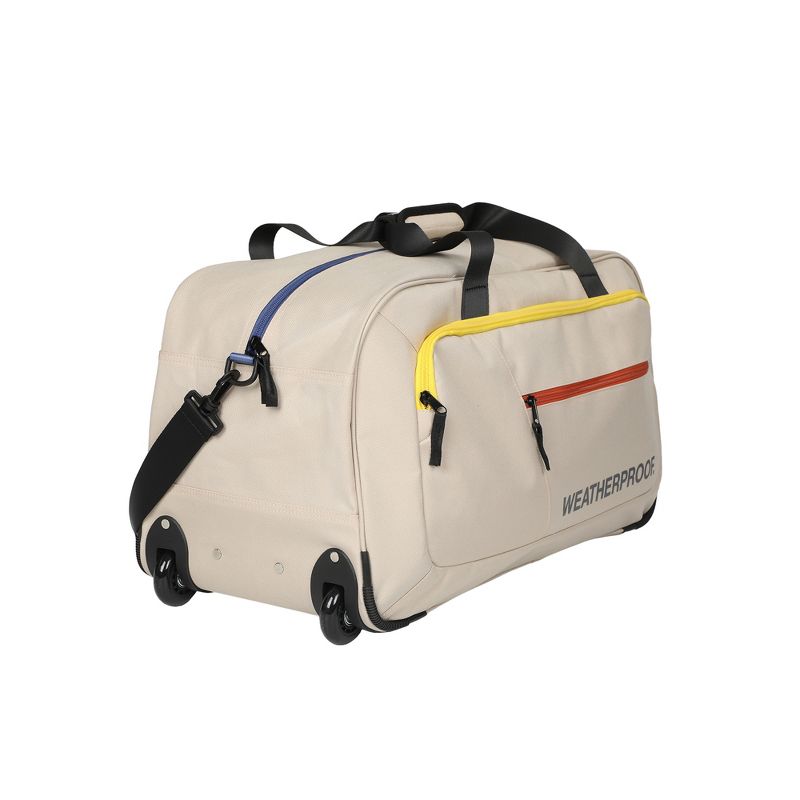 Weatherproof 21” Tan Wheeled Duffle Bag, 2 of 7
