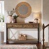 Tribesigns Farmhouse Console Table with 3 Drawers, 55" Entryway Table with 2-Tier Storage Shelf for Living Room, Entrance, Hallway, Foyer - 2 of 4
