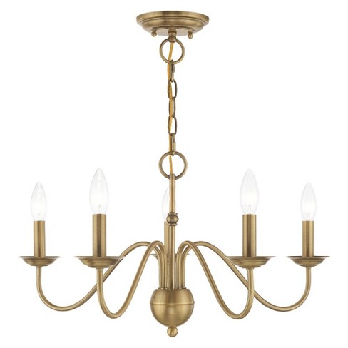 Livex Lighting Windsor 5 - Light Chandelier in  Antique Brass - image 1 of 4