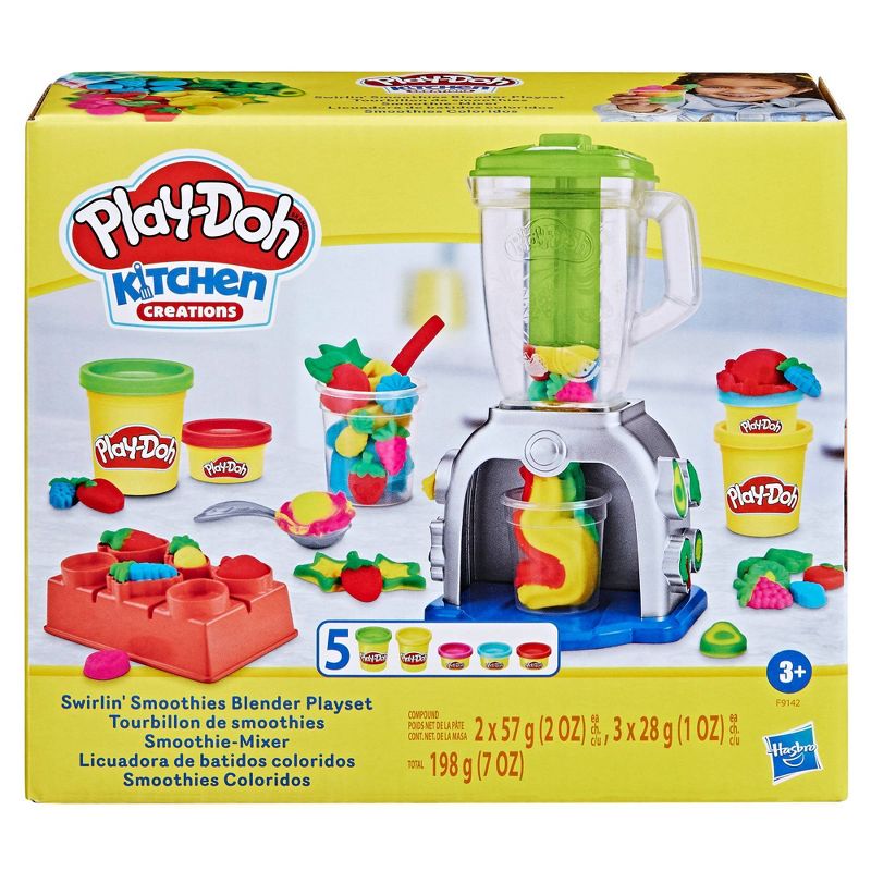 Play-Doh Swirlin Smoothies Blender Playset, 1 of 11