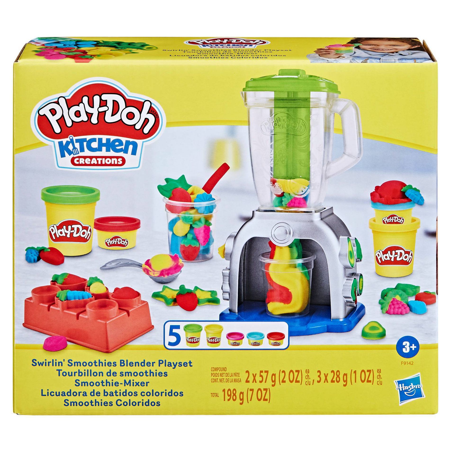 Play-Doh Swirlin' Smoothies Blender Playset - 11pc