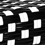 black & white/natural frame