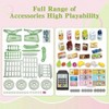 Shopping Cart Toy Supermarket 54pcs Playset, Grocery Cart with Pretend Fruits Vegetables Pink - 4 of 4