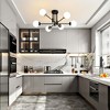 POWLIG Vintage Sputnik Chandelier with Glass Shade for Living Room, Kitchen, Bedroom, Dining Room - 4 of 4