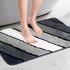 Unique Bargains Ultra Water Absorbent Non-Slip Quick Dry Bathroom Floor Mats 2 Pcs - 2 of 4