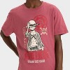 Boys' One Piece Oversized Short Sleeve Graphic T-Shirt - Burgundy - 2 of 4