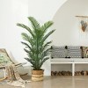 51''/59''/71'' Artificial Palm Plants - Realistic Faux Greenery with Adjustable Branches - Potted Indoor/Outdoor Artificial Plant for Home Decor - 2 of 4