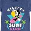Girls' - Disney - Mickey's Surf Club Fitted Short Sleeve Graphic T-Shirt - 2 of 4