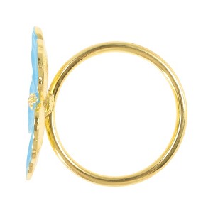 Unique Bargains Napkin Rings Small Flower Stainless Steel 1 Pc - 1 of 3