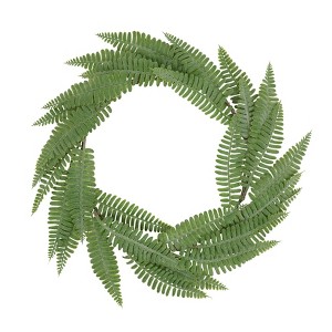 Saro Lifestyle Green Haven Fern Wreath (Set of 4), 16", Green - 1 of 4