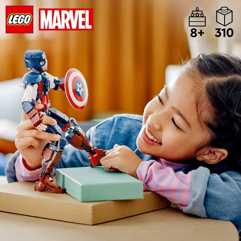 LEGO Marvel Captain America Construction Figure Playset 76258, 3 of 8